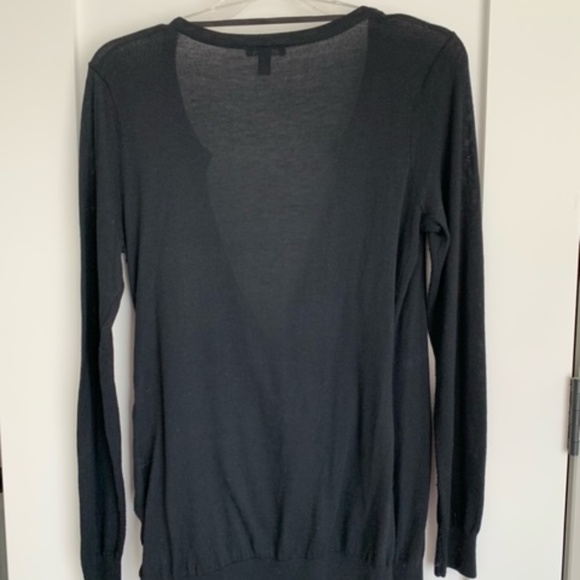 Black Jacob light sweater ties at waist - Picture 3 of 3